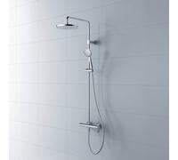 Duravit Wave Colonne de douche en applique, Mitigeur monocommande, WA4280007010,