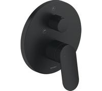 Duravit Wave Mitigeur monocommandÃ© pour bain encastrÃ©, WA52100120, Coloris: Noir Mat - WA5210012046