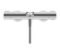 Mitigeur de bain Duravit Wave WA5220000010 apparent, vanne d'arrêt et inverseur, chromé