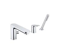 Duravit Robinet de baignoire Wave WA5260000010 – Mitigeur monocommande 3 trous Chrome