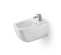 Duravit Wave mitigeur de bidet WA2400001070 projection 128mm, avec tirette garniture de vidange , acier inoxydable brossé