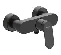 Duravit Wave Mitigeur monocommandÃ© pour douche apparente, saillie 78 mm, WA42300000, Coloris: Noir Mat - WA4230000046