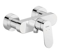 Duravit Wave Mitigeur douche - avec levier - inverseur - raccordement - entraxe = 15cm - Chrome WA4230000010