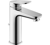 Duravit Wave Mitigeur lavabo - M size - avec levier - projection 12.2cm - avec bonde - Chrome wa1020001010
