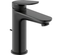 Duravit Wave Mitigeur lavabo - M size - avec levier - projection 12.2cm - avec bonde - Noir mat wa1020001046
