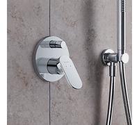 Duravit Mitigeur bain à encastrer Wave WA4210008010, inverseur à réarmement automatique, chromé