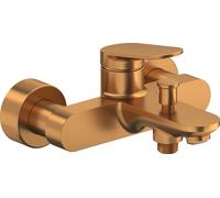 Duravit Mitigeur bain Wave WA5230000004 apparent – inverseur à réarmement automatique – bronze brossé
