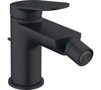Duravit Mitigeur de bidet Wave A2400001046, projection 128 mm, avec tirette, noir mat