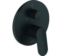 Duravit Wave Mitigeur monocommandÃ© pour douche encastrÃ©, WA42100120, Coloris: Noir Mat - WA4210012046