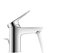 Duravit - Mitigeur lavabo monocommandé Wave S MinusFlow WA1012001010 - saillie 95mm, bonde, chrome