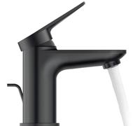 Duravit - Mitigeur monocommandé lavabo Wave WA1010001046 - saillie 95 mm, avec bonde - Noir mat
