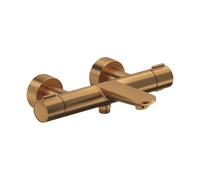 Duravit Mitigeur de bain Wave WA5220000004 en saillie, robinet d'arrêt et inverseur - bronze brossé