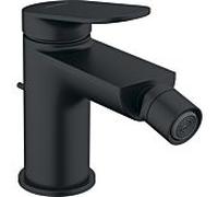 Duravit Mitigeur de bidet Wave A2400001046, projection 128 mm, avec tirette, noir mat