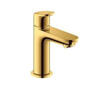 Duravit Robinet pilier Wave WA1080002034 saillie 90 mm sans vidage Or poli