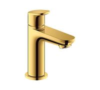 Duravit Wave robinet de sol (hauteur du bec 77 mm), mitigeur de lavabo pour eau froide, robinet d'eau froide pour salle de bains, robinetterie pour eau froide, finition or poli