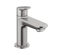 Duravit Wave Robinet d'évier en acier inoxydable brossé
