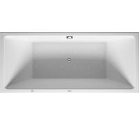 Duravit Whirlpool Vero Air 1800 x 800 mm version de façade avec deux inclinai...