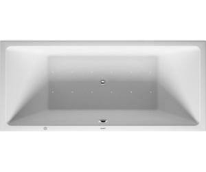 Duravit Whirlpool Vero Air 1800x800mm à encastrer avec deux pentes arrière, cadre, système d'évacuation et de trop-plein, système de ventilation, 760413000AS0000