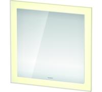 Duravit White Tulip App Miroirs avec éclairage LED, avec miroir chauffant, 750x750x50mm, blanc aluminium mat, WT7061000000000