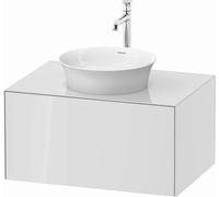 Duravit Meuble sous-vasque Tulip blanc WT497508585 80 x 55 cm, Weiß Hochglanz , 2000 , coulissant 2000 , plaque console match2