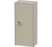 Duravit White Tulip armoire mi-haute WT1323R6060 40 x 24 cm, Taupe Seidenmatt , 2000 porte à droite avec poignée, 2 étagères en verre