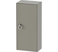 Duravit White Tulip armoire mi-haute WT1323R9292 40 x 24 cm, finition gris pierre satiné, 2000 porte à droite avec poignée, 2 étagères en verre