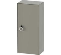 Duravit White Tulip armoire mi-hauteur, largeur 400 x profondeur 240mm, 1 arrêt de porte à droite avec poignée, WT1323R9292, Couleur: Gris pierre Vernis satiné mat Soie