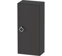 Duravit White Tulip armoire mi-hauteur, largeur 400 x profondeur 240mm, 1 arrêt de porte à droite avec poignée, WT1323R5858, Couleur: Satin graphite