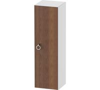 Duravit White Tulip armoire mi-hauteur, largeur 400 x profondeur 360mm, 1 arrêt de porte à droite avec poignée, WT1333R7785, Couleur: Corps : Blanc brillant, Façade : Noyer américain massif