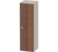Duravit White Tulip armoire mi-hauteur, largeur 400 x profondeur 360mm, 1 arrêt de porte à droite avec poignée, WT1333R7760, Couleur: Corps : Taupe silk mat, façade : noyer américain massif
