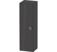 Duravit Armoire demi-haute WT1333LH1H1 Tulipe Blanche 40×36 cm Graphit haute brillance, porte gauche