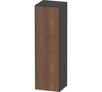 Duravit White Tulip armoire mi-hauteur, largeur 400 x profondeur 360mm, 1 arrêt de porte ouverture basculante à droite, WT1332R7758, Couleur: Corps : graphite satiné, façade : noyer américain massif