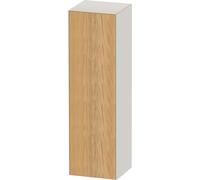 Duravit White Tulip armoire mi-hauteur, largeur 400 x profondeur 360mm, 1 arrêt de porte ouverture basculante à gauche, WT1332LH539, Couleur: Corps : blanc nordique satiné, façade : chêne naturel mass