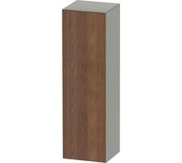 Duravit White Tulip armoire mi-hauteur, largeur 400 x profondeur 360mm, 1 arrêt de porte ouverture basculante à droite, WT1332R7792, Couleur: Carrosserie : gris pierre soyeux mat, façade : noyer améri