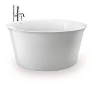 Duravit Baignoire Tulip Blanche 700470000000000 140 x 140 x 48 cm sur pied blanc