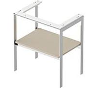 Duravit Console pour lavabo White Tulip WT454006060 68,4 x 45 cm, Taupe Seidenmatt , sur pied, métal