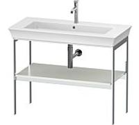 Duravit Console pour lavabo White Tulip WT454103636 98,4 x 45 cm, blanc satiné mat, sur pied, métal