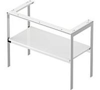 Duravit Console pour lavabo White Tulip WT454108585 98,4 x 45 cm blanc brillant sur pied métal