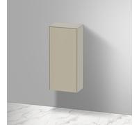 Duravit Meuble demi-hauteur tulipe blanche WT1322L6060 40 x 24 cm, Taupe Seidenmatt , 2000 à gauche, 2 étagères en verre