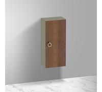 DURAVIT White Tulip - Armoire mi-haute with 1 door 400x880x240mm noyer américain placage bois massif/noyer américain placage bois