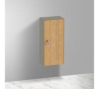Duravit White Tulip - Halbhochschrank Anschlag rechts 880x400x240mm eiche natur/grau hochglanz
