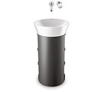 Duravit White Tulip meuble lavabo 23655000701 Ø 50cm, sans trou pour robinetterie, blanc WonderGliss