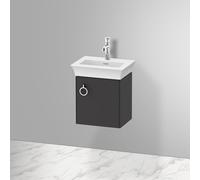 Duravit White Tulip meuble sous-vasque WT4250R5858 38,4 x 29,8 cm, Graphit , suspendu, 2000 porte avec poignée, droite