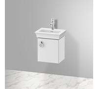 Duravit White Tulip, meuble sous vasque suspendu, largeur 384 x profondeur 298mm, avec 1x arrÃªt de porte Ã droite, avec poignÃ©e, WT4250R, Coloris: Laque brillante blanche - WT4250R8585