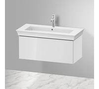 Duravit Meuble sous-vasque Tulip blanc WT424208585 98,4 x 45,8 cm, Weiß Hochglanz , 2000 , coulissant match2