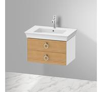 Duravit White Tulip Meuble sous-vasque, 2 tiroirs, WT43510H585,
