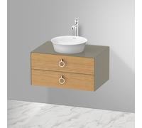 Duravit White Tulip Meuble sous-vasque, 2 tiroirs, WT49900H5H2,