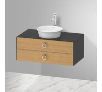 Duravit White Tulip Meuble sous-vasque, 2 tiroirs, WT49910H5H1,