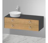 Duravit White Tulip Meuble sous-vasque, 2 tiroirs, WT4992LH5H1,