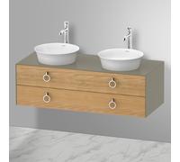 Duravit White Tulip Meuble sous-vasque, 2 tiroirs, WT4993BH5H2,
